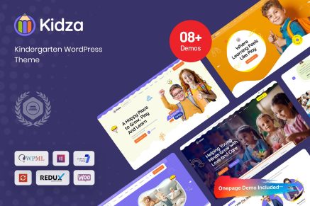 Kidza – Kindergarten WordPress Theme for PreScool
