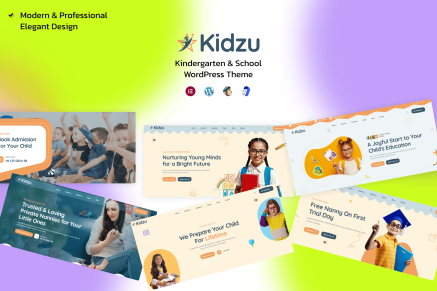 Kidzu – Kindergarten & School WordPress Theme