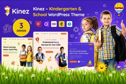 Kinez – Kindergarten & School WordPress Theme