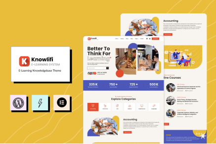Knowlifi – E - Learning & AI Knowledgebase Theme