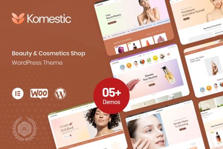 Komestic – Beauty & Cosmetics Shop WordPress Theme