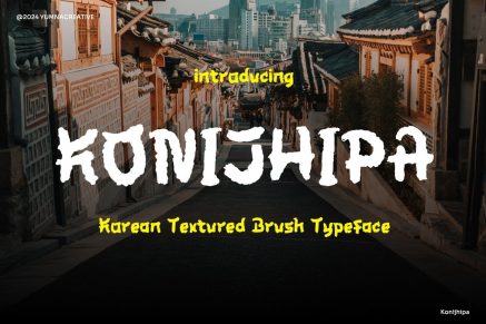 Konijhipa – Korean Texture Font