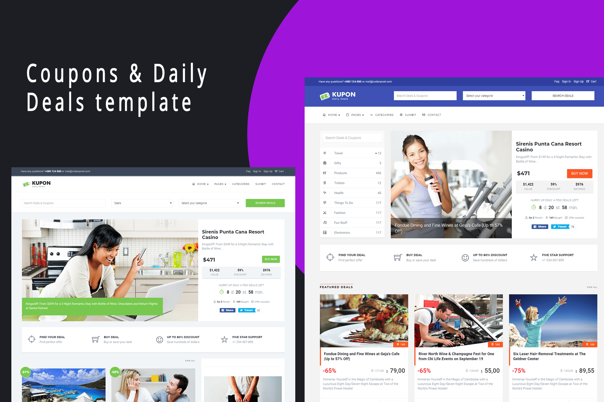 KUPON – Deals & Discounts – Material Design