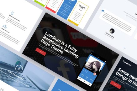 Landium – APP Landing Page WordPress