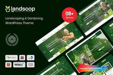 Landscop – Landscaping & Gardening WordPress Theme