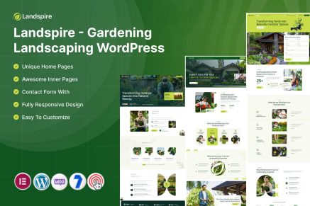 Landspire – Gardening Landscaping WordPress