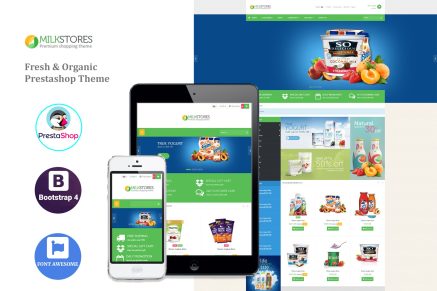 Leo Milk – Organic Prestashop  Theme