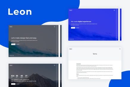 Leon – Responsive Coming Soon Template