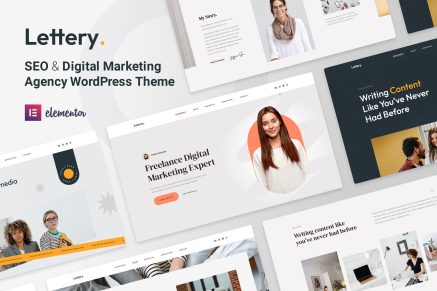 Lettery – Elementor Portfolio Agency Theme