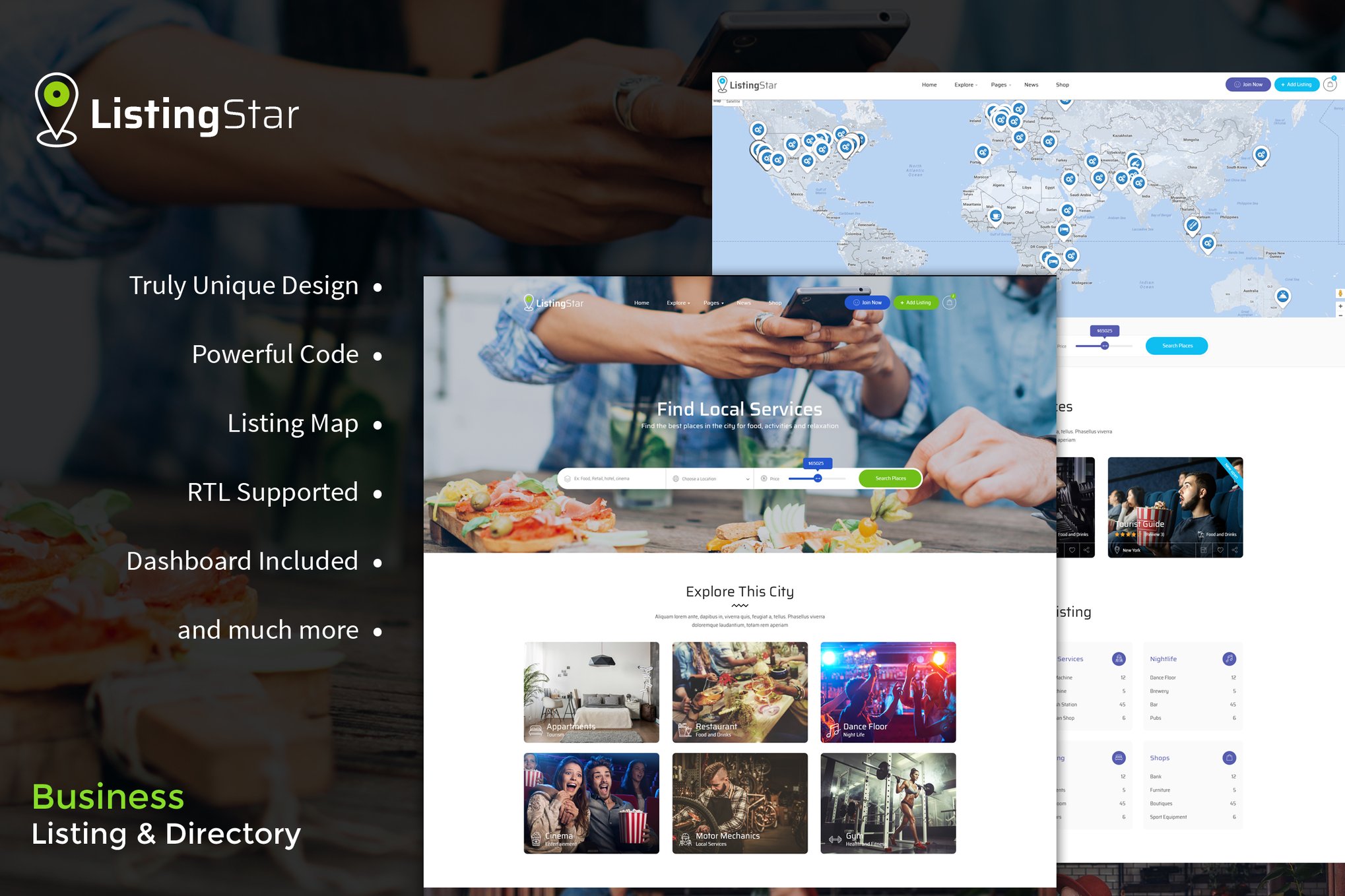 Listingstar – Directory & Listings HTML Template