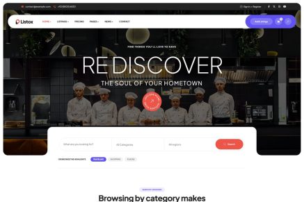 Listox – Directory Listing WordPress Theme