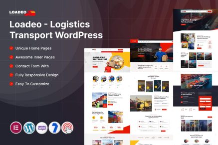 Loadeo – Logistics Transport WordPress
