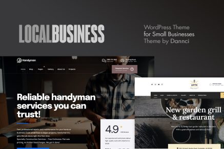 Local Business – WordPress Theme for Small Busines