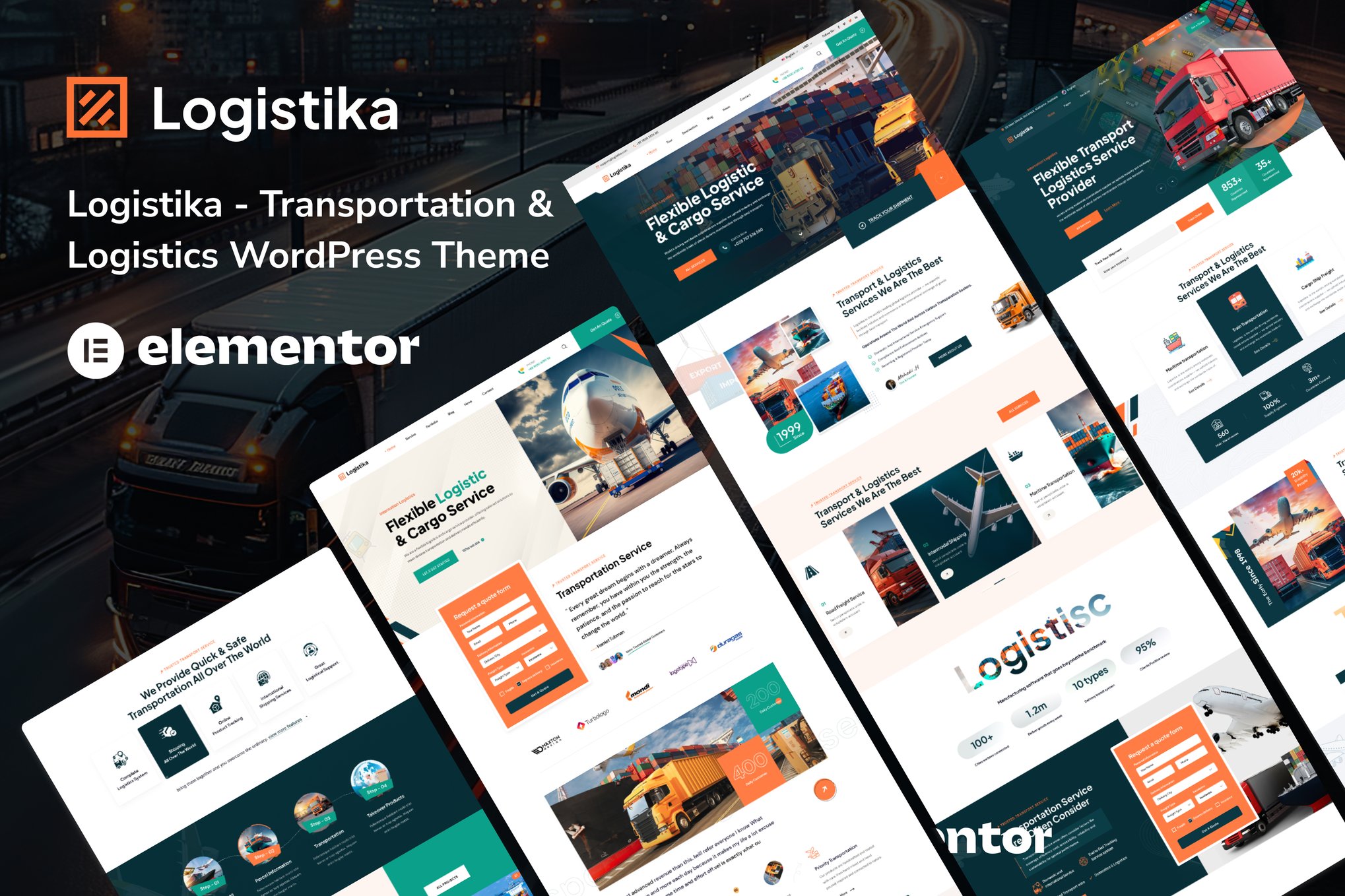 Logistika – Transportation & Logistics WordPress T