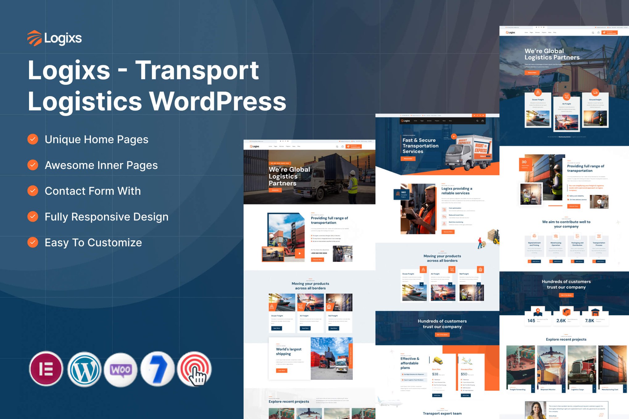 Logixs – Transport Logistics WordPress