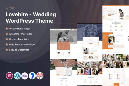 Lovebite – Wedding WordPress Theme