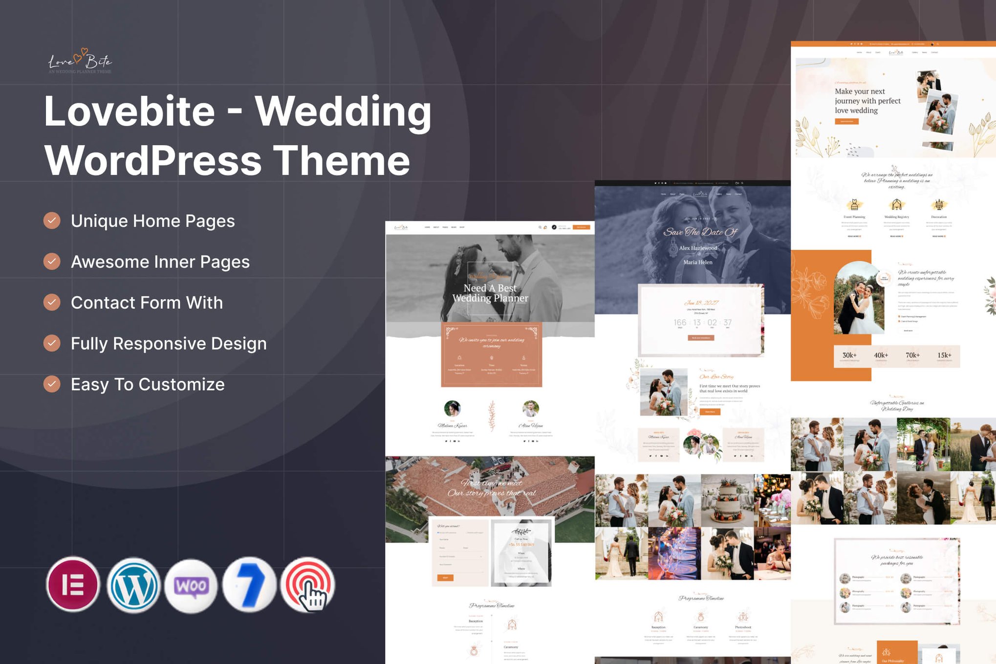 Lovebite – Wedding WordPress Theme