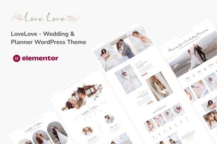 Lovelove – Wedding & Planner WordPress Theme
