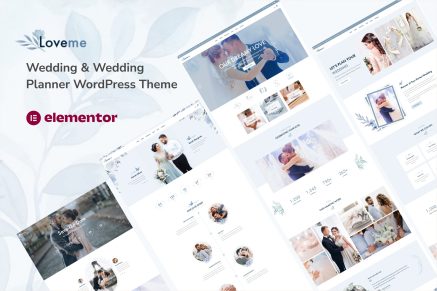 Loveme – Wedding & Wedding Planner WordPress Theme