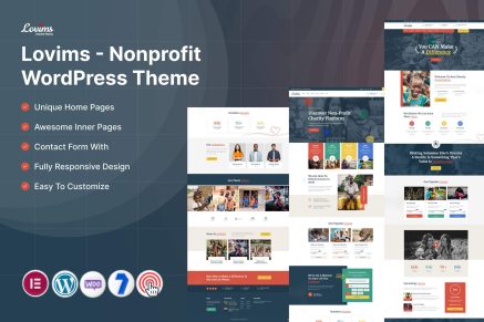 Lovims – Nonprofit WordPress Theme
