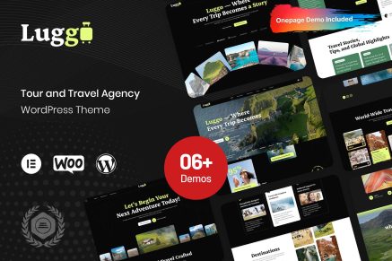 Luggo – Tour and Travel Agency WordPress Theme