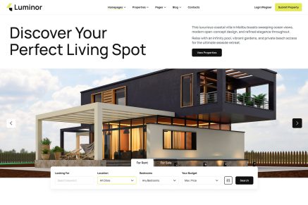 Luminor – Real Estate WordPress Theme