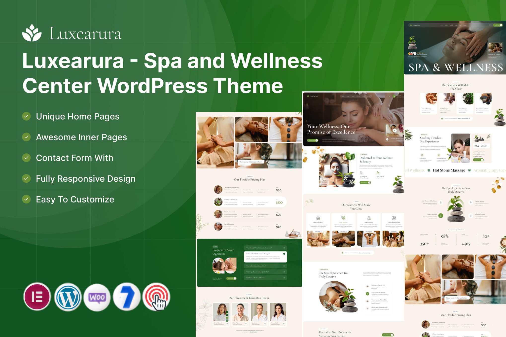 Luxearura – Spa & Wellness Center WordPress Theme