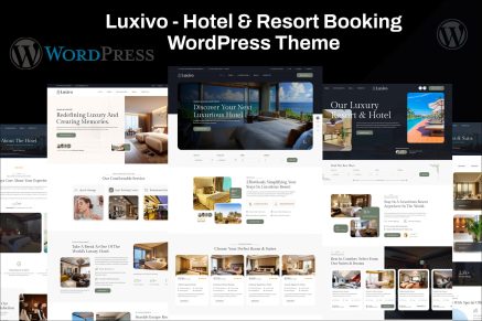 Luxivo – Hotel & Resort Booking WordPress Theme