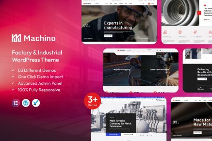 Machino – Factory & Industrial WordPress Theme