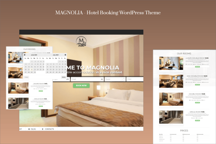 MAGNOLIA – Hotel Booking WordPress Theme