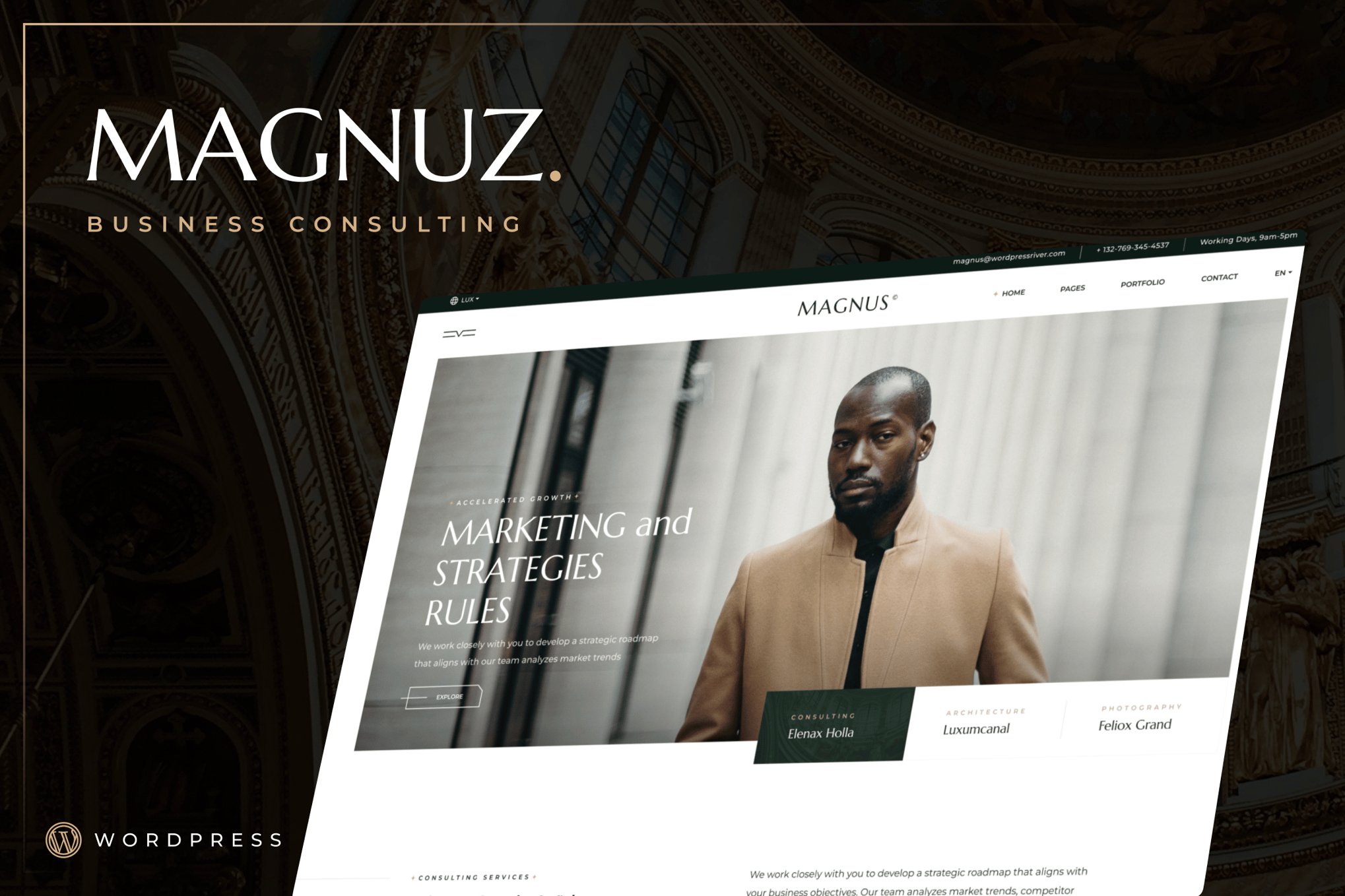 Magnuz – Business WordPress Theme