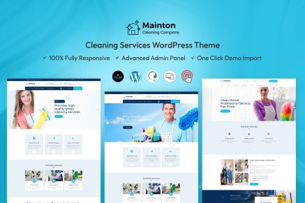 Mainton – Cleaning Services WordPress Theme
