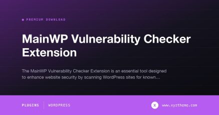 MainWP Vulnerability Checker Extension