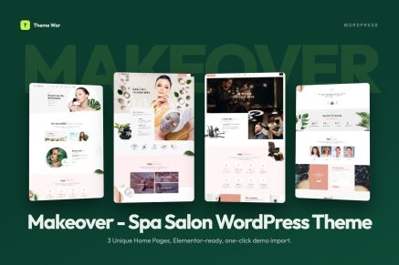 Makeover – Spa Salon WordPress Theme