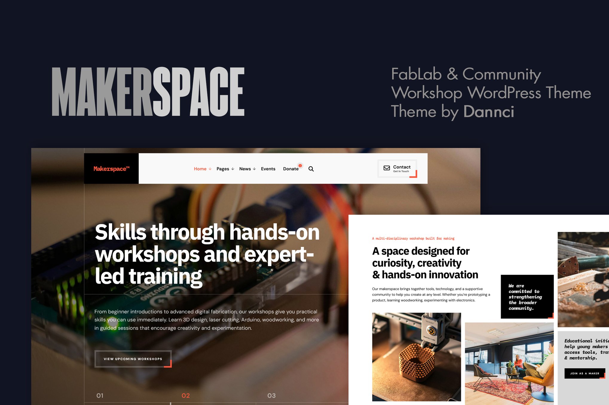 Makerspace – FabLab & Community Workshop WordPress