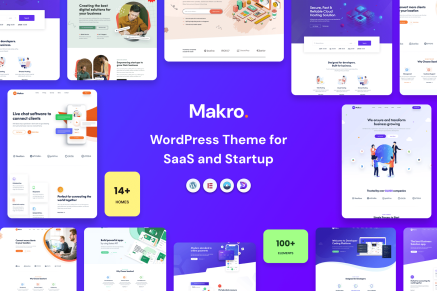 Makro – SaaS, Startup & Software WordPress Theme