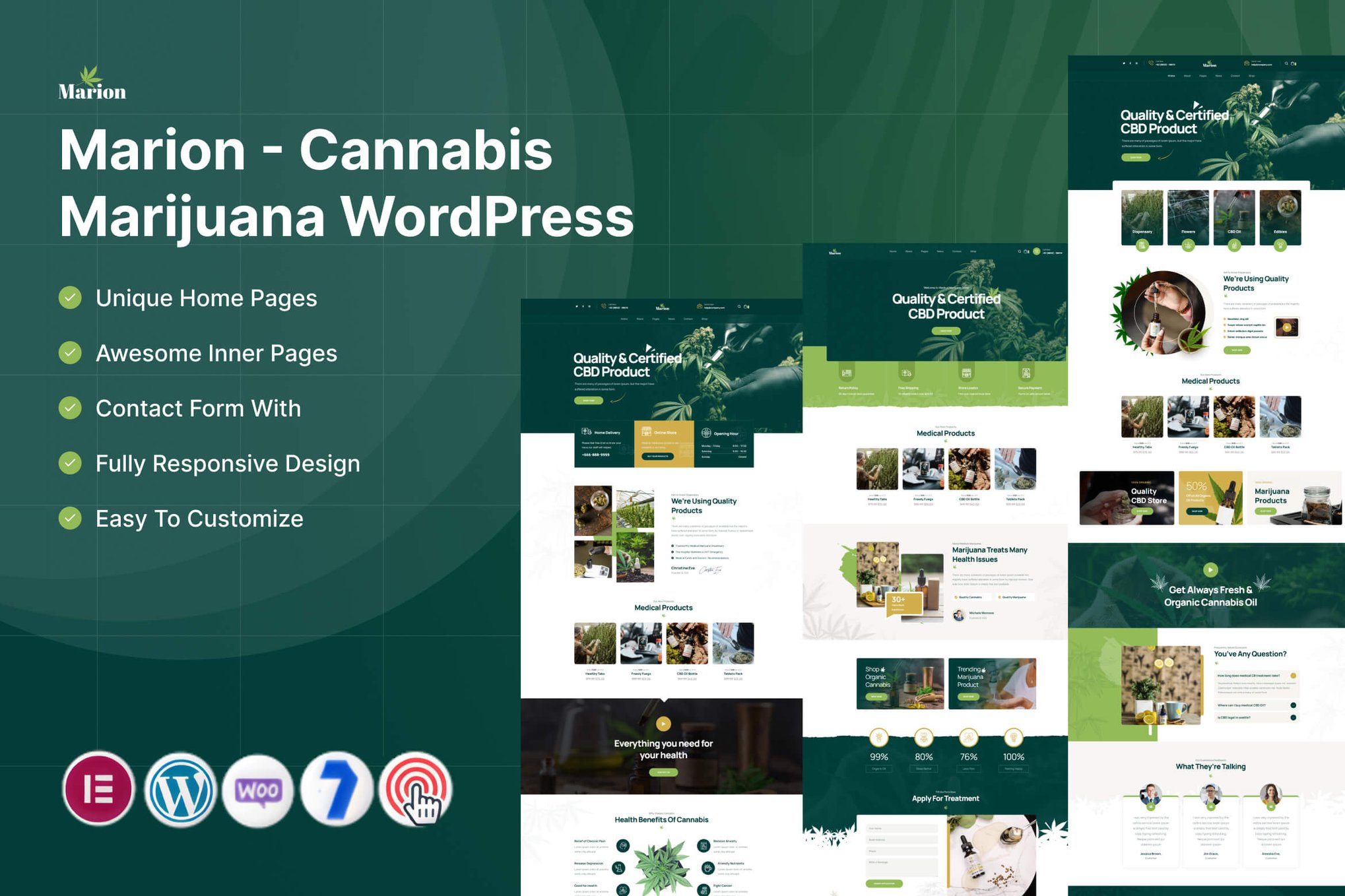 Marion – Cannabis Marijuana WordPress