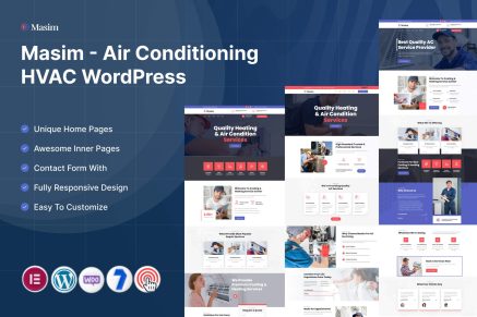 Masim – Air Conditioning HVAC WordPress