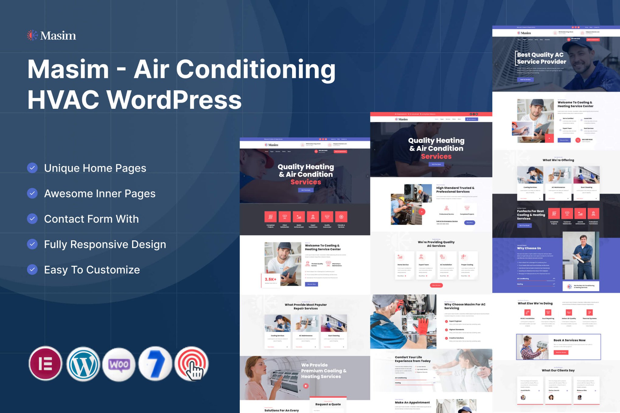 Masim – Air Conditioning HVAC WordPress
