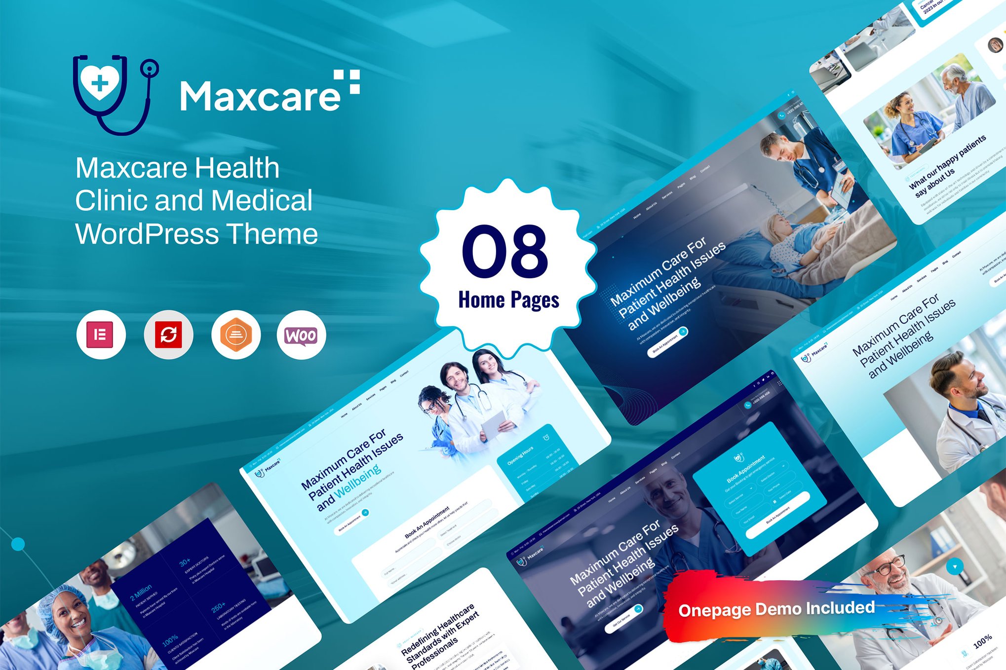 Maxcare – Health & Medical WordPress Theme