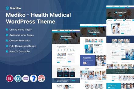 Mediko – Health Medical WordPress Theme