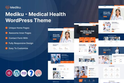 Mediku – Medical Health WordPress Theme