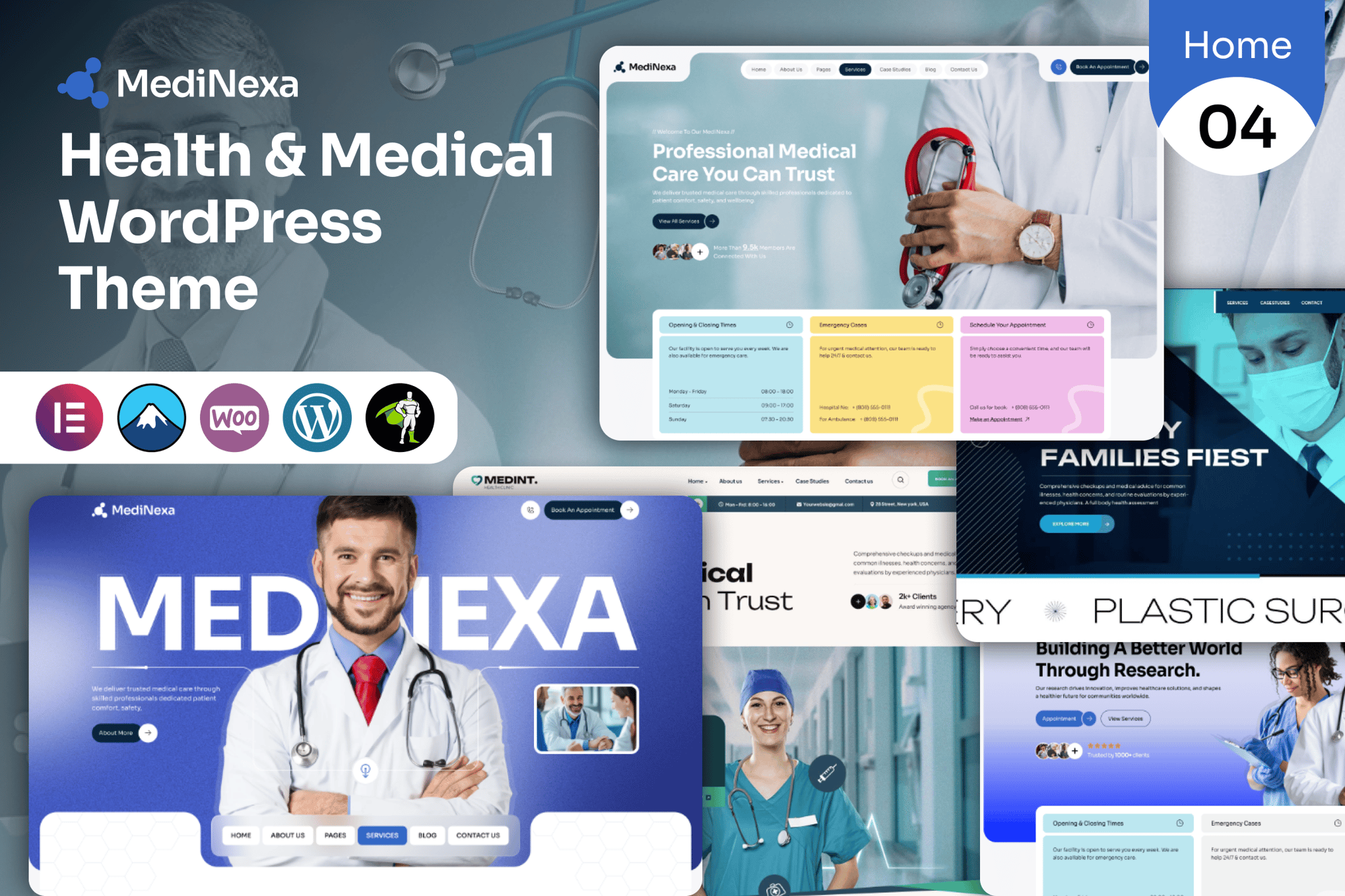 Medinexa – Health & Medical WordPress Theme