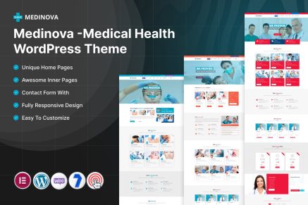Medinova -Medical Health WordPress Theme