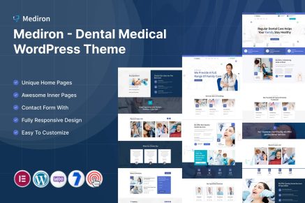 Mediron – Dental Medical WordPress Theme