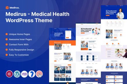 Medirus – Medical Health WordPress Theme