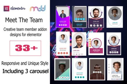 Meet The Team for Elementor
