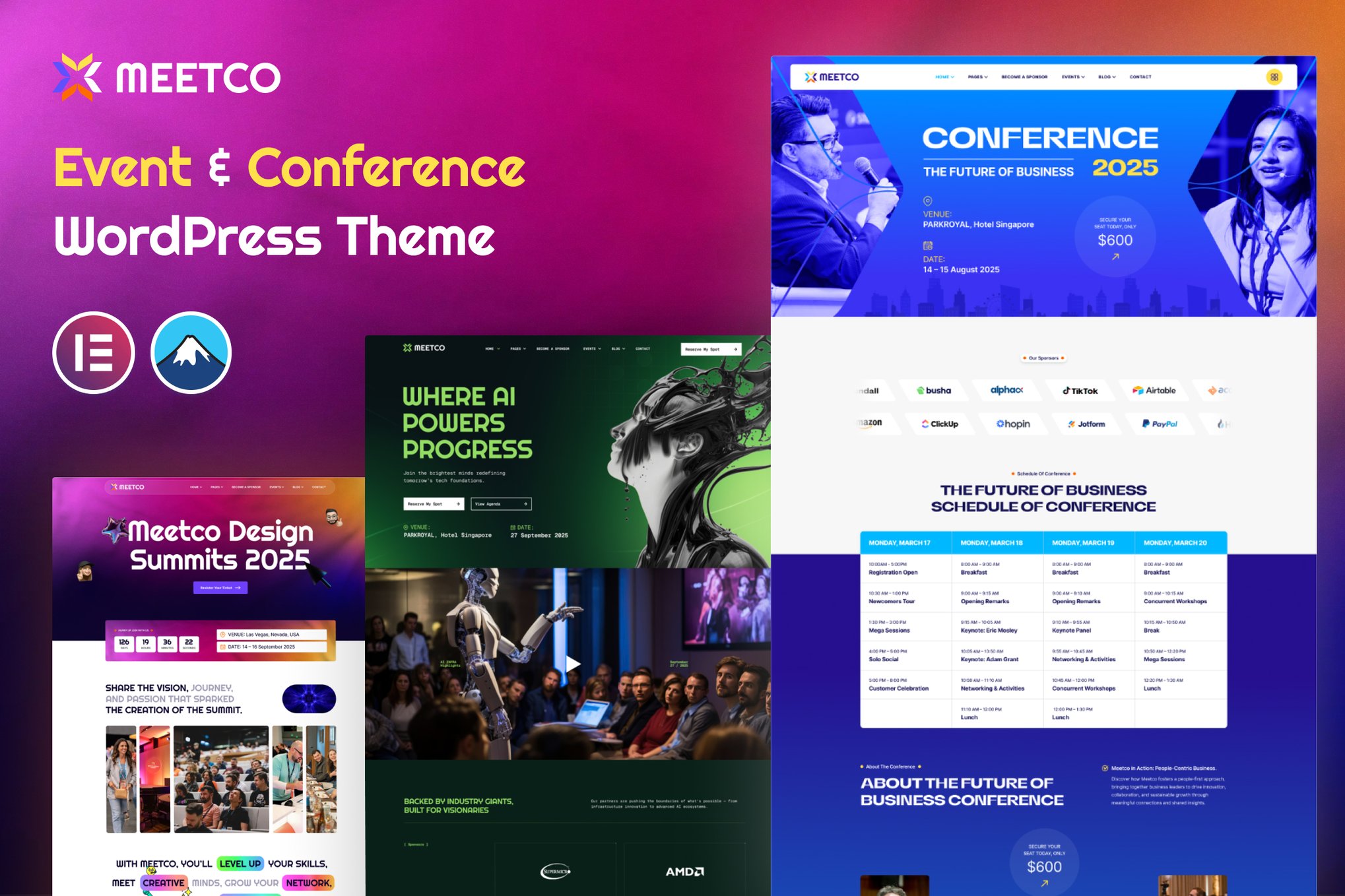 Meetco – Event & Conference WordPress Theme