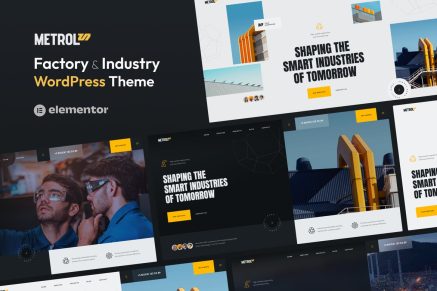 Metrol – Modern Factory & Industry WordPress Theme