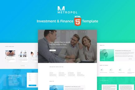 Metropol – HTML Finance  & Investment Template